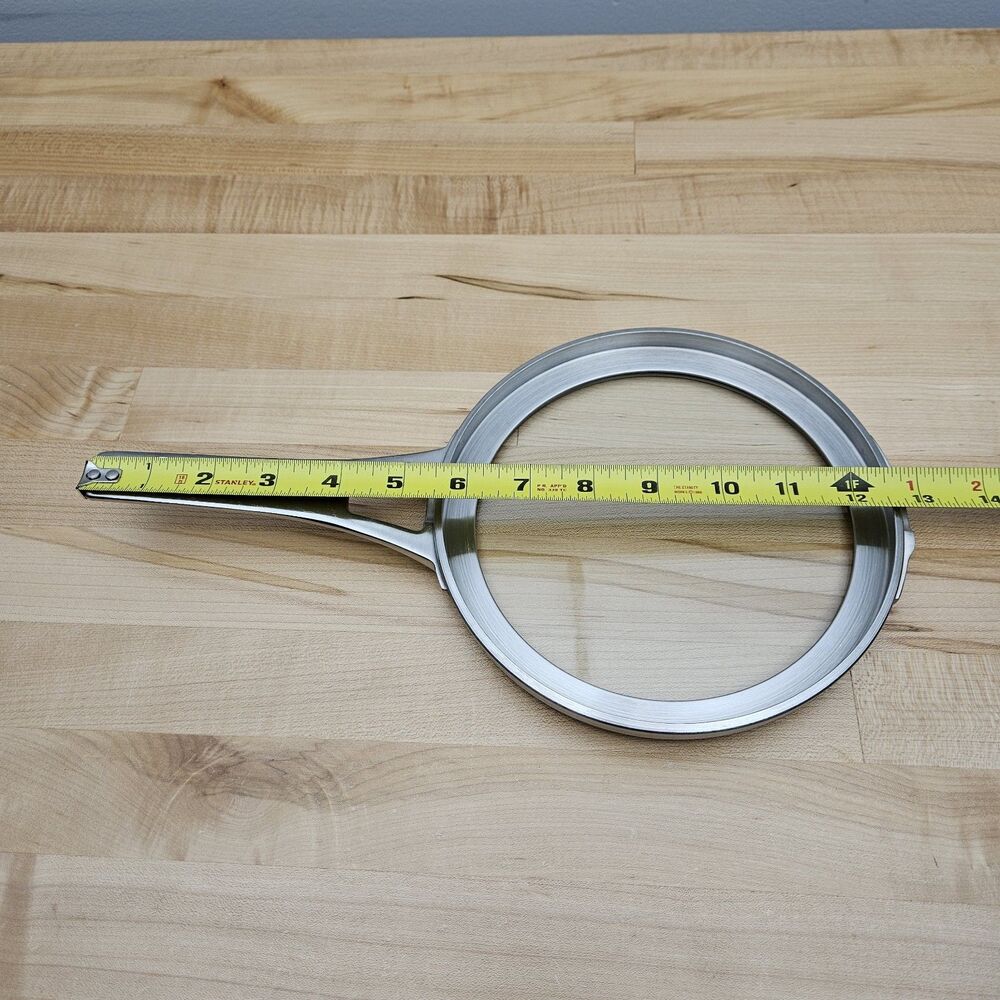 CALPHALON 1.5Qt Premier Space Saver Saving Flat Glass Lid Cover REPLACEMENT 6.5"